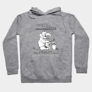 Age Is Just A Number Birthday Elephant Humor Hoodie